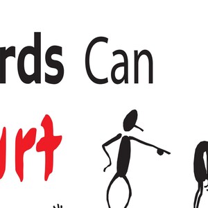 Words Can Hurt or Heal Poster, Customer Relations Reminder (digital ...