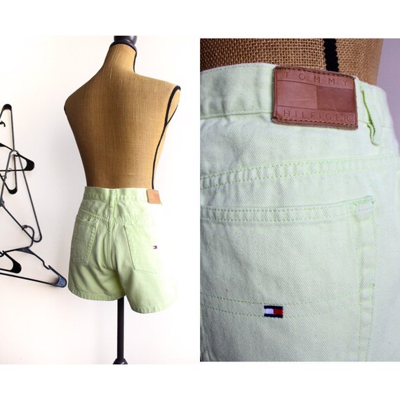 tommy hilfiger green jeans