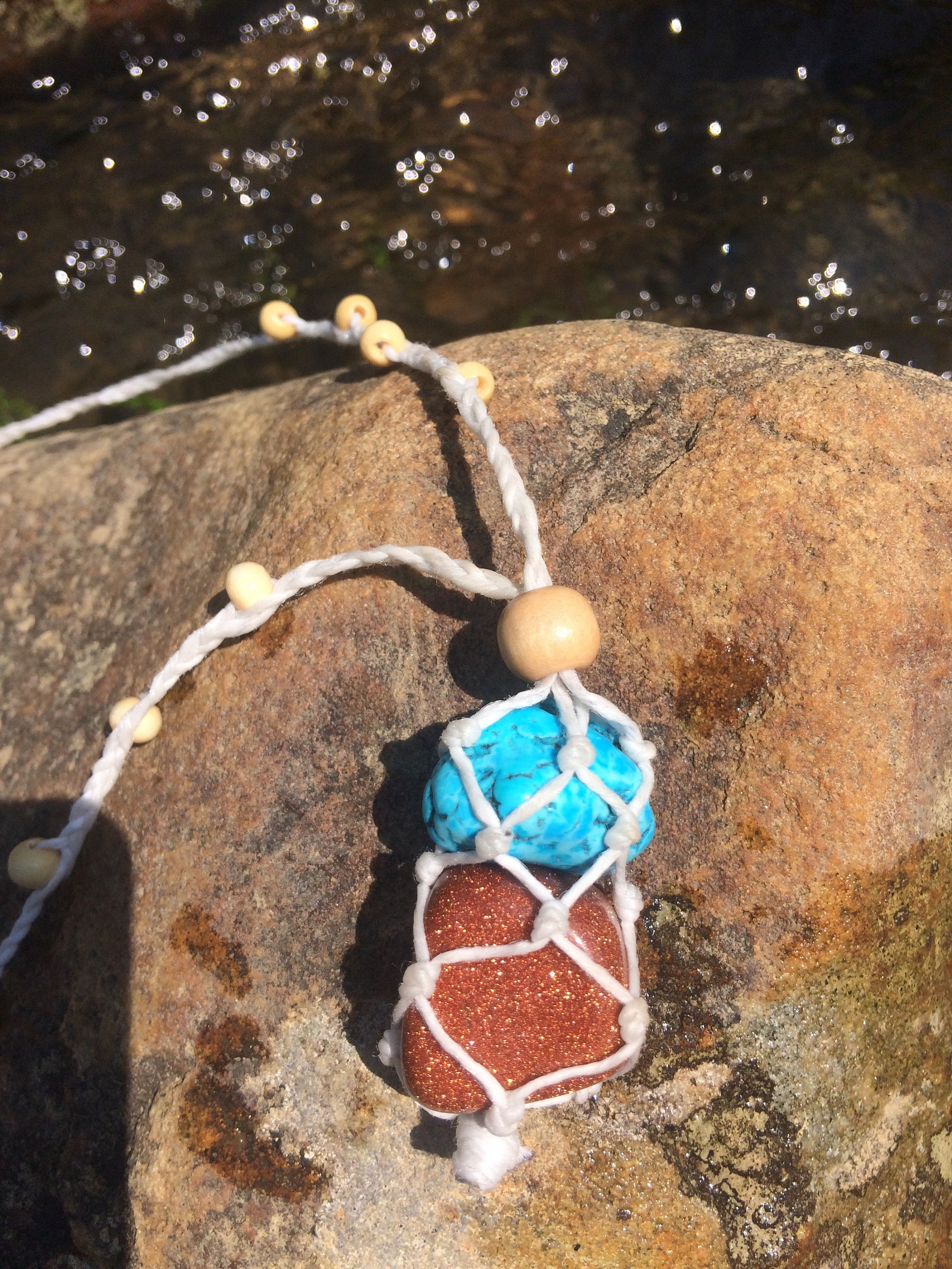 Adjustable Crystal Pouch Necklace Etsy UK