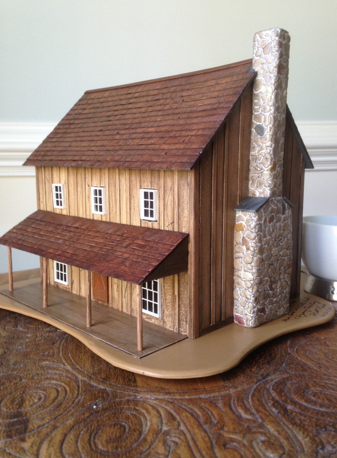 Scale Model Ranch House Miniature Cattle Ranch House - O Scale & 1/4 Scale-circa 1880 Wyoming ...