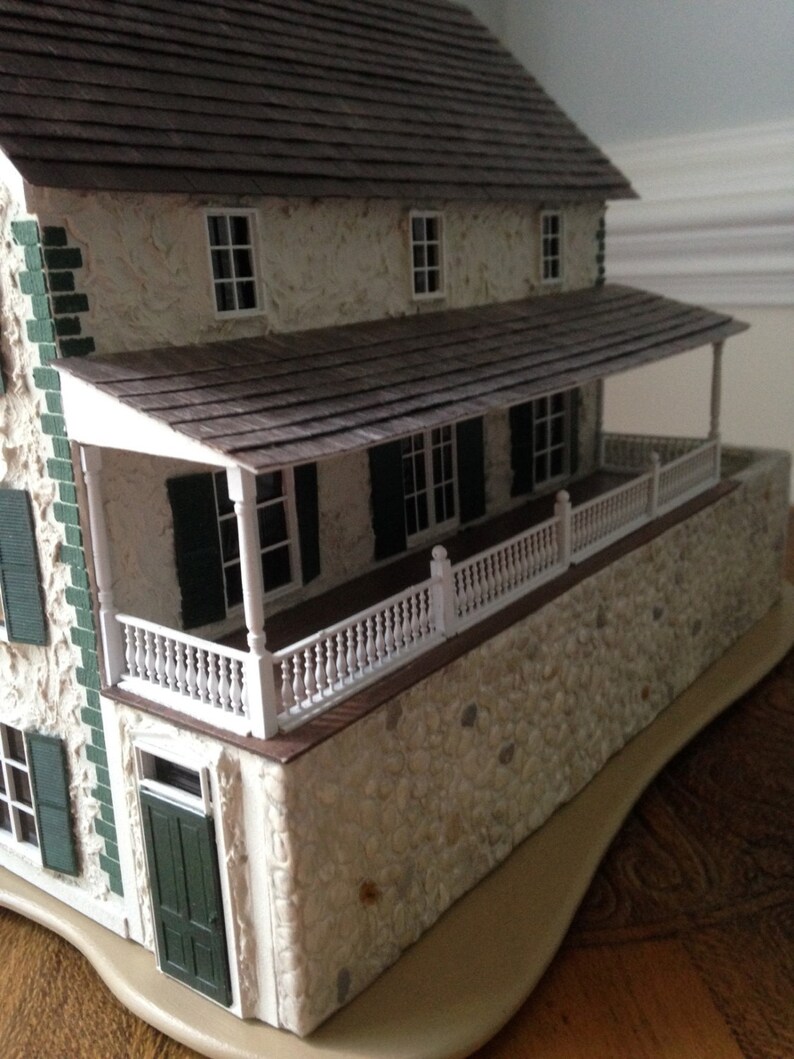 Miniature Charleston Single House - O Scale & 1/4 Scale-circa 1866 ...