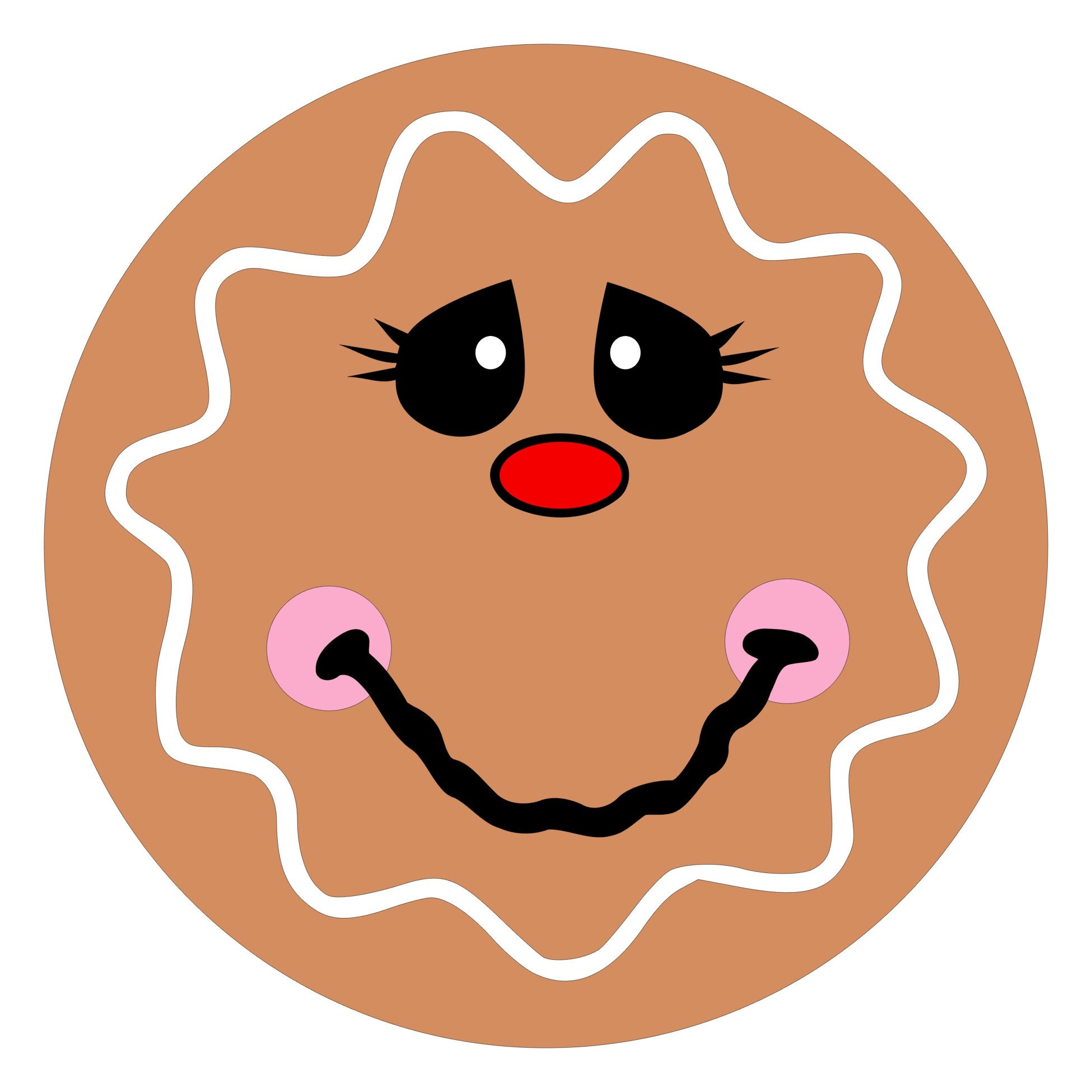 Gingerbread Face Template, This cute christmas gingerbread man template Gingerbread Face Template, This cute christmas gingerbread man template