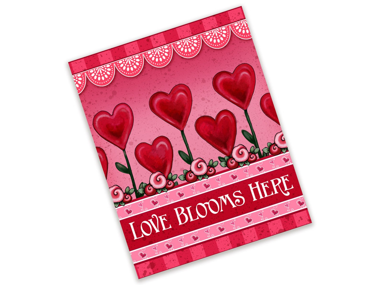 Love Blooms Here Heart and Flower Valentines Day Wreath Sign Etsy