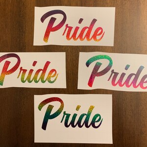 Holographic Pride, LGBTQ Decals/Stickers