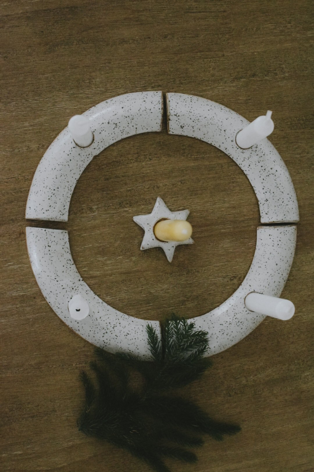 Ceramic Advent Wreath Advent Ring Celebration Ring Candle Etsy