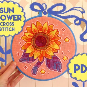 Tournesol point de croix PDF à télécharger
