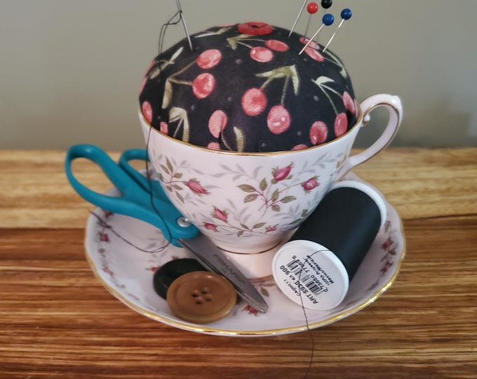 Teacup Pin Cushion Etsy