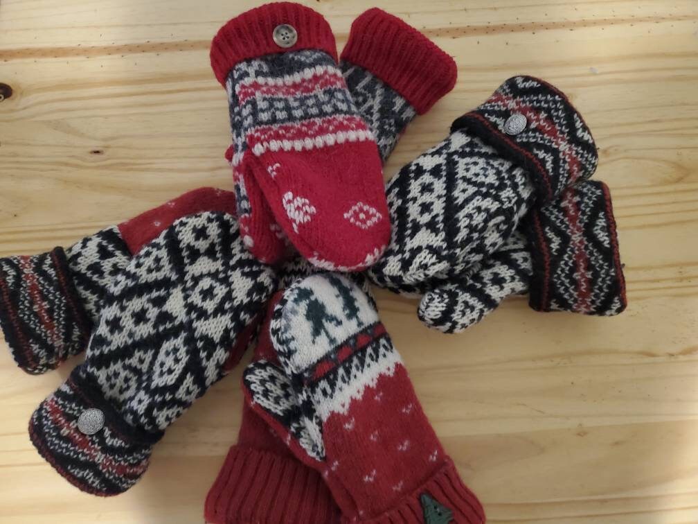 Memory Mittensmade From YOUR Sweater Etsy