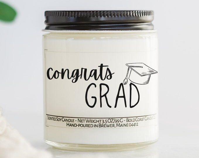 Congrats Grad Gift for Her, College Student Gift, High School Graduation Favors, Personalized Graduation Gift for Him, Best Friend Gift
