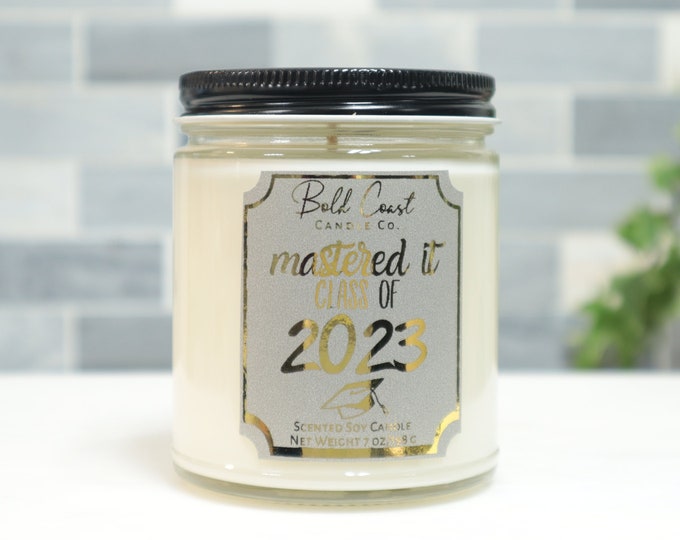 Mastered It Class of 2023 7oz Premium Soy Candle