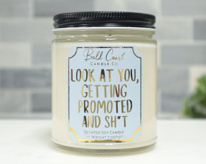 Look at You Getting Promoted and Sh*t 7oz Premium Soy Candle