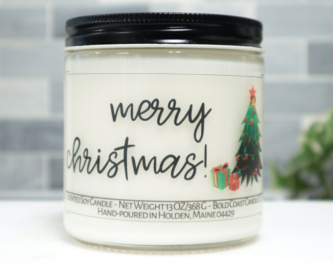 Merry Christmas Soy Candle