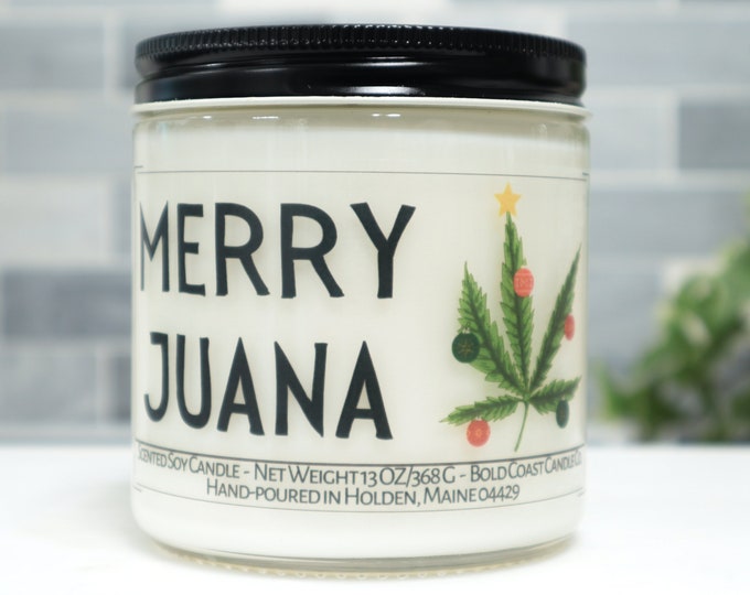 Merry Juana Hemp/Cannabis Scented Soy Candle