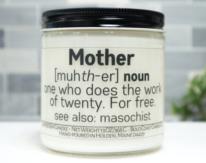 Mother Definition Soy Candle