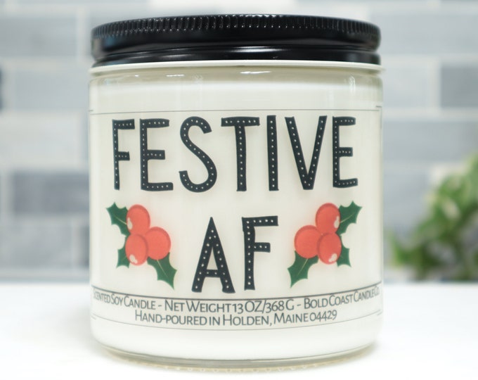 Festive AF Soy Candle