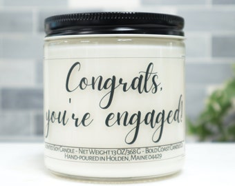 Congrats You're Engaged Soy Candle