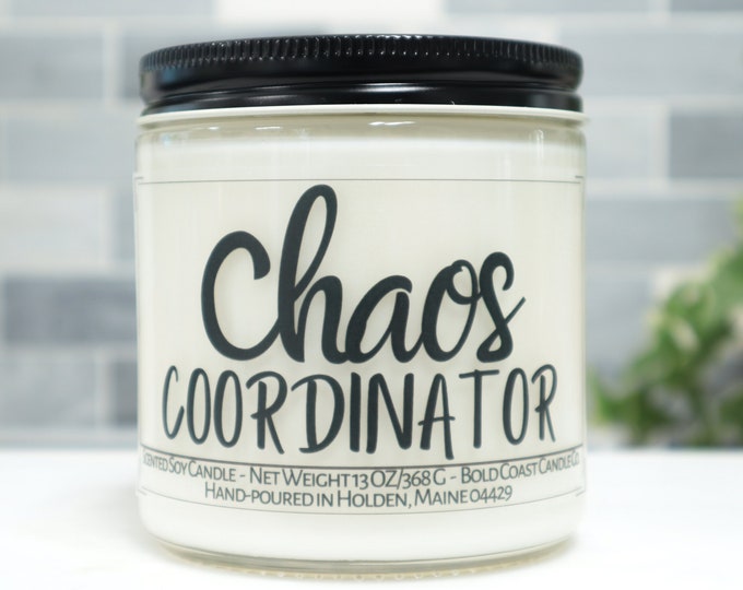 Chaos Coordinator Soy Candle