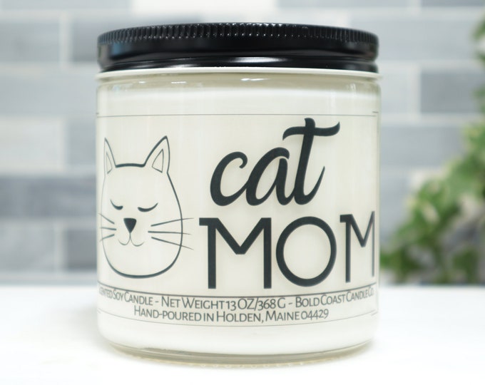 Cat Mom Soy Candle