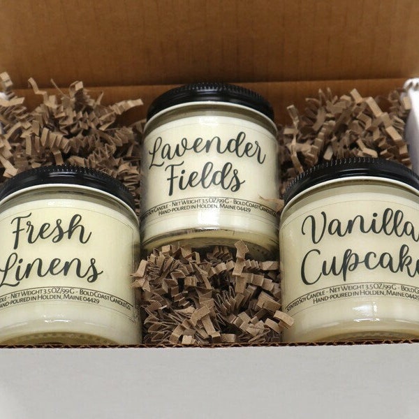 Candle Gift Basket Etsy