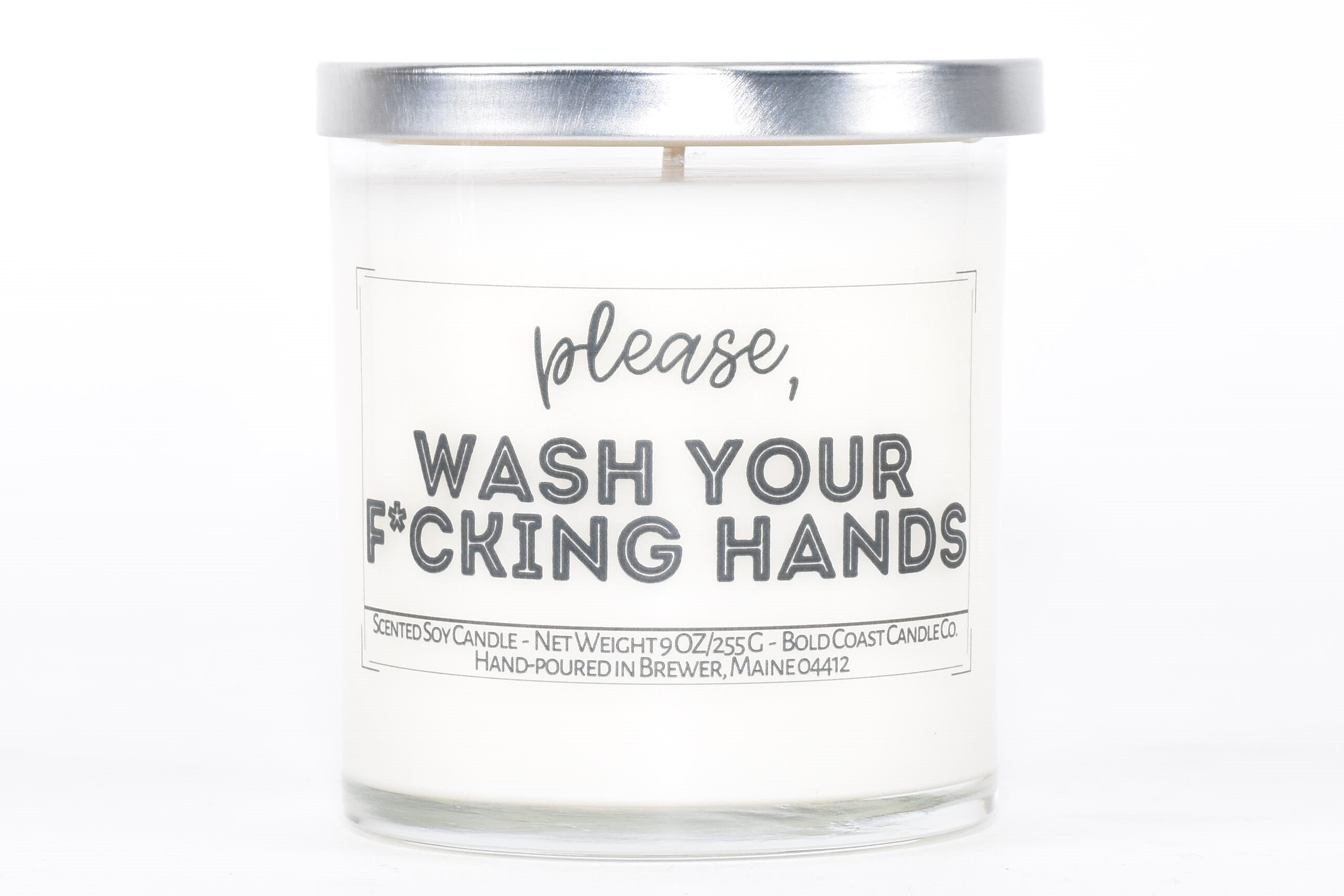 Wash Your Fcking Hands, Funny Bathroom Decor, Housewarming Decoration