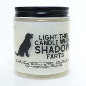 Custom Light This Candle When The Dog Farts New Pet Parent Gift, Funny Pet Gift, Stocking Stuffer, Christmas Gift, Dog Lover Gift image 3