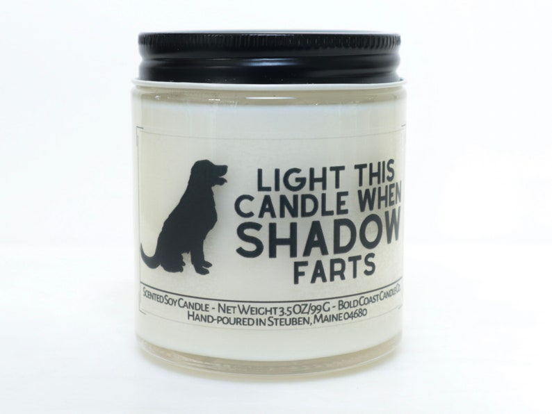 Custom Light This Candle When The Dog Farts New Pet Parent Gift, Funny Pet Gift, Stocking Stuffer, Christmas Gift, Dog Lover Gift image 3