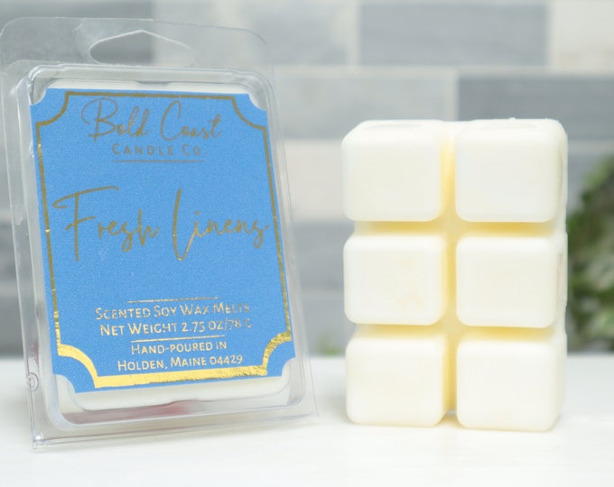 Fresh Linens Scented Soy Wax Melts