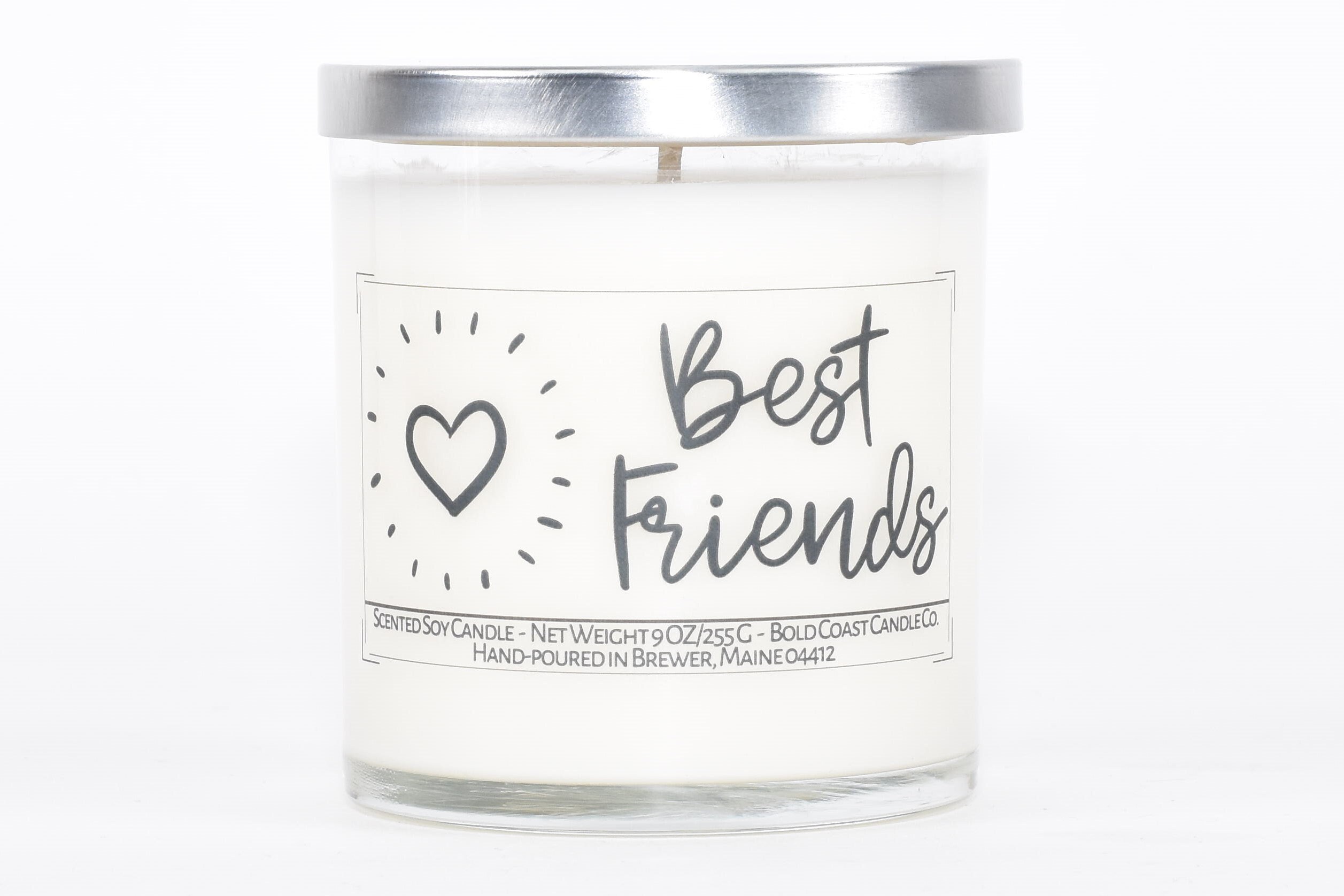 Best Friend Candle Gift, Personalized Birthday Gift, Custom Soy Candle, Best Friend Birthday