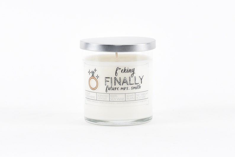 Engagement Gift Funny Candle Gift for Her Couples Gift Gift Etsy