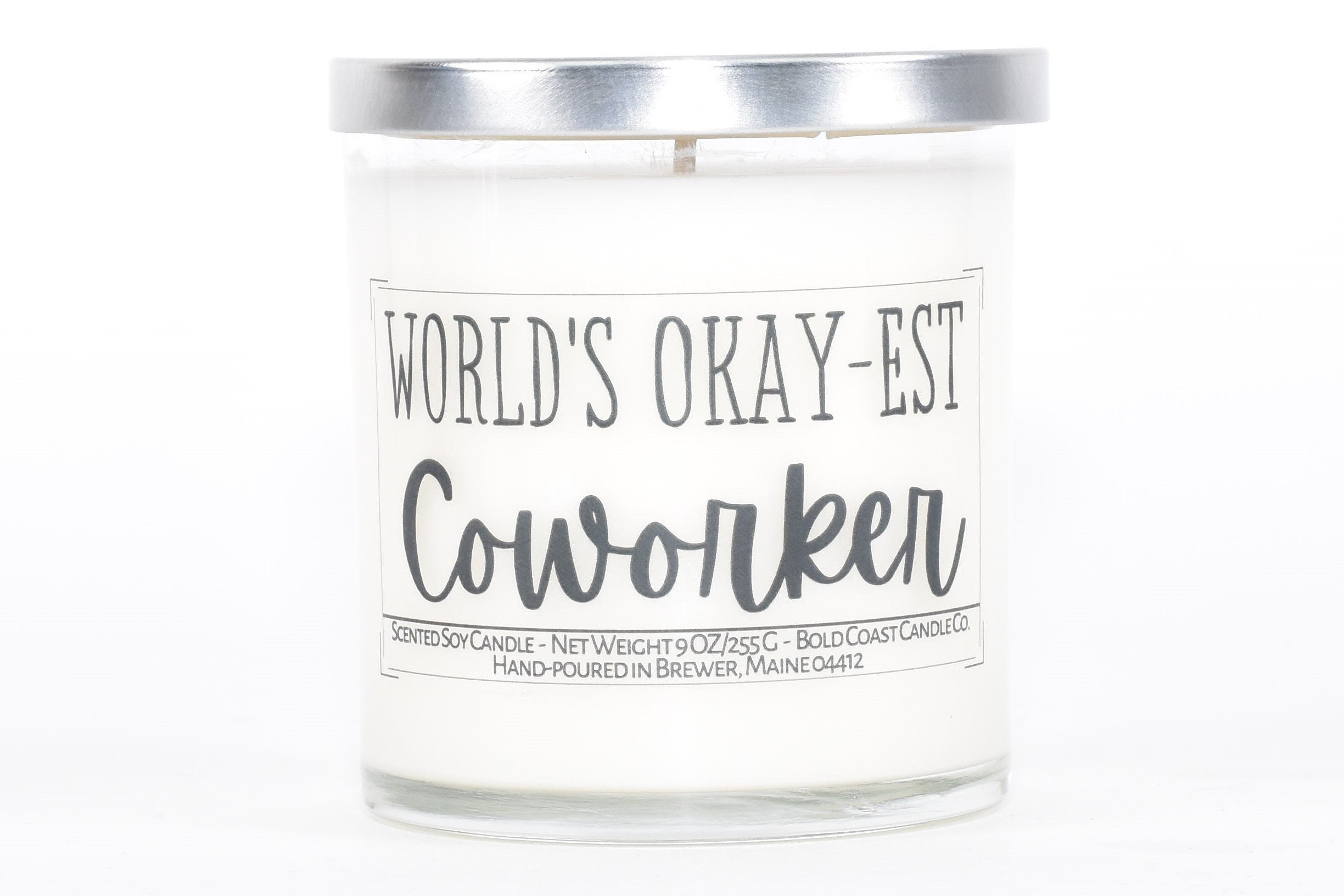 World's Okayest Coworker, Funny Christmas Gift for Coworkers