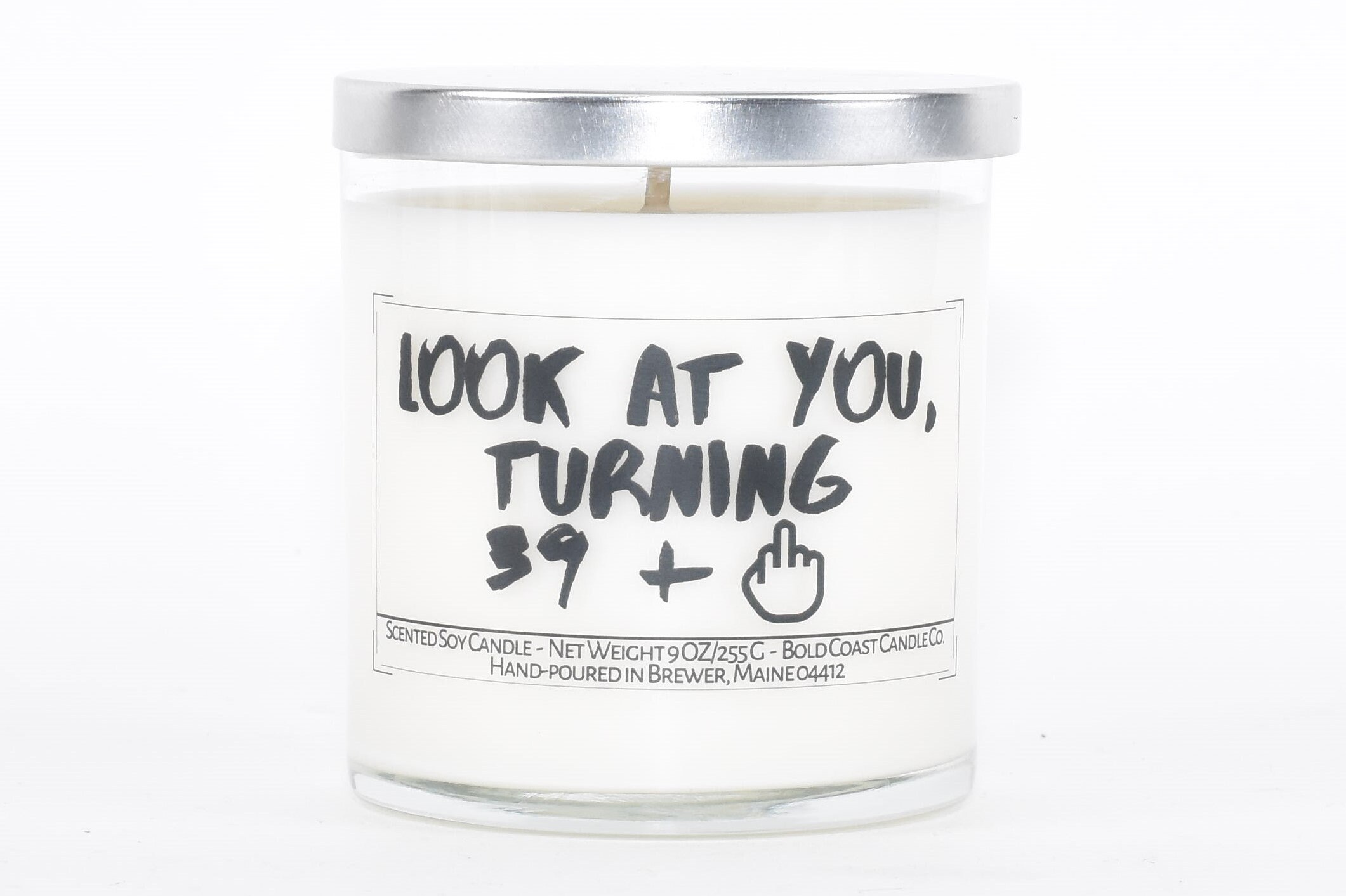 40th Birthday Soy Candle Funny Birthday Gift Birthday Gift For Her Personalized Gift Sister Gift Best Friend Gift Funny Gift For Mom