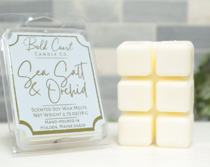 Sea Salt & Orchid Scented Soy Wax Melts