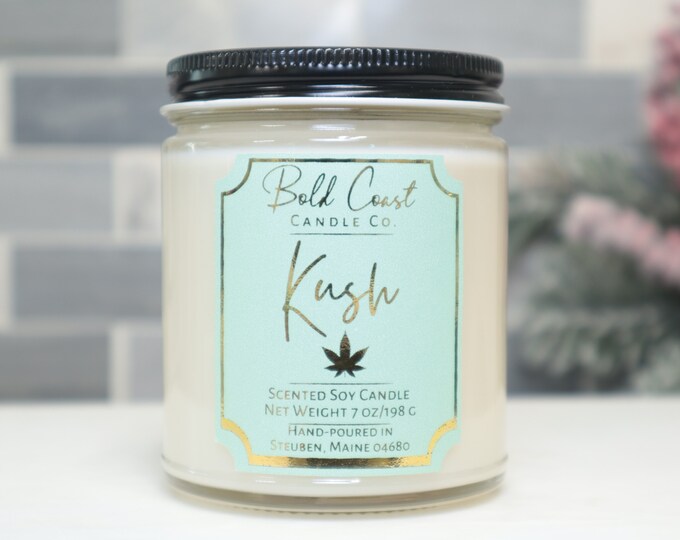 Kush Cannabis Scented 7oz Soy Candle