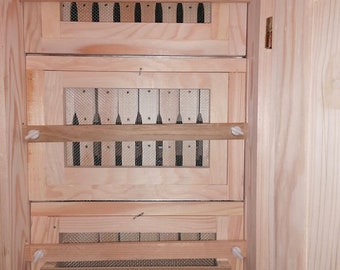 Arnia ibrida Langstroth AZ – 2+1 piani, 30 telaini