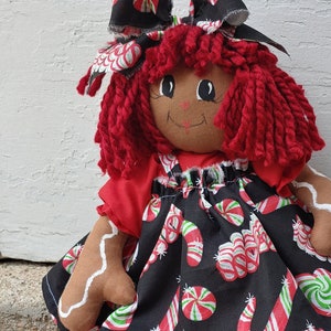 Gingerbread doll wreath attachment or shelf sitter