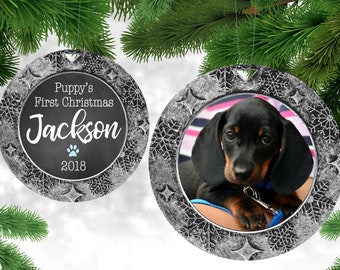 dogs first christmas etsy puppy s first christmas