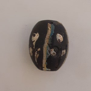 Antique Venetian Lampwork Ghost Tribal African Trade Bead - Rare 19th Century, 1 Available
