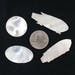 X4 Antique Chinese Carved Mother-of-pearl Fish & Round Style Gaming ...