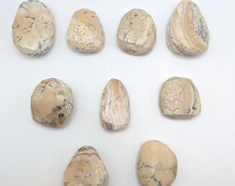 Vintage Dendrite Agate Beads. Sold Individually.  DA-5
