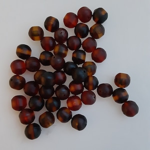 Lot of 44 Bead Vintage to Antique 1940&#39;s Mali Tribal West African & Afghanistan Mock Amber Beads - AM-32