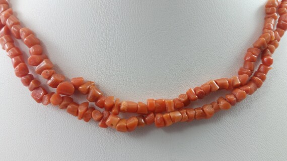 Vintage Delicate Genuine Natural Coral Bead Child… - image 4