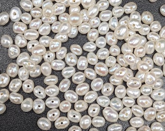 Süßwasser-Reis-Perlen-lose Lot von 3 mm Perlen - FWheere-W12