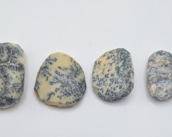 Vintage Dendrite Agate Beads. Sold Individually.  DA-3