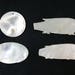 X4 Antique Chinese Carved Mother-of-pearl Fish & Round Style Gaming ...