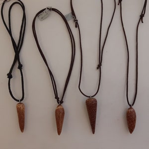 x1 Beautiful Colorado Pine Cone Pendant on Adjustable Cord