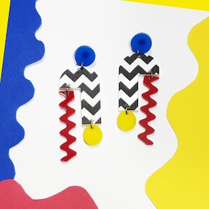 80s Art School Arch Mobile Earrings