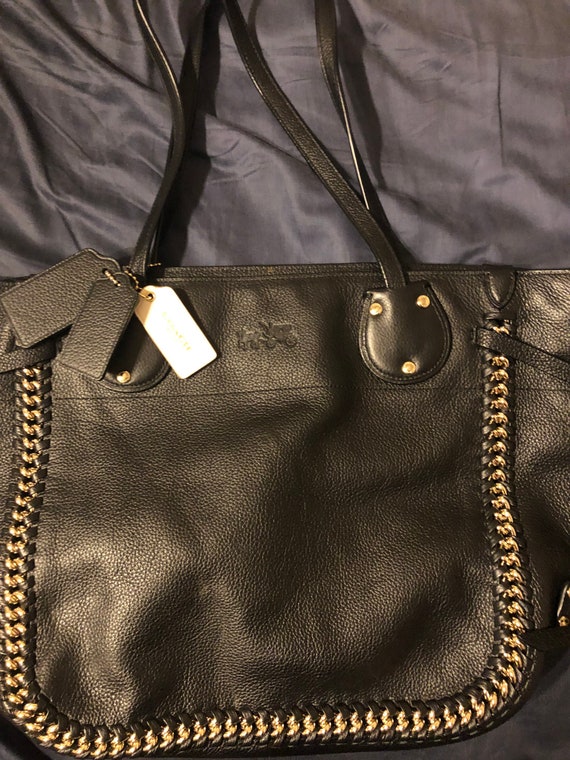 バッグ COACH Madison Whipstitch Tote Bag rare COACH Whipstitch Tote - Etsy Canada