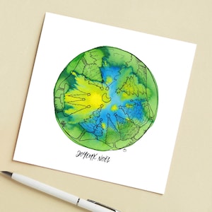 Carte 'Joyeux Noël' / Carte postale Carrée 15x15