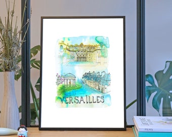 Illustration 'Versailles' / Poster 11.8’’ x 15.7’’