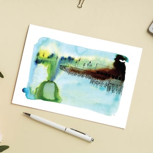 Carte 'Ponton de Santa Barbara' / Carte postale A6 10x15